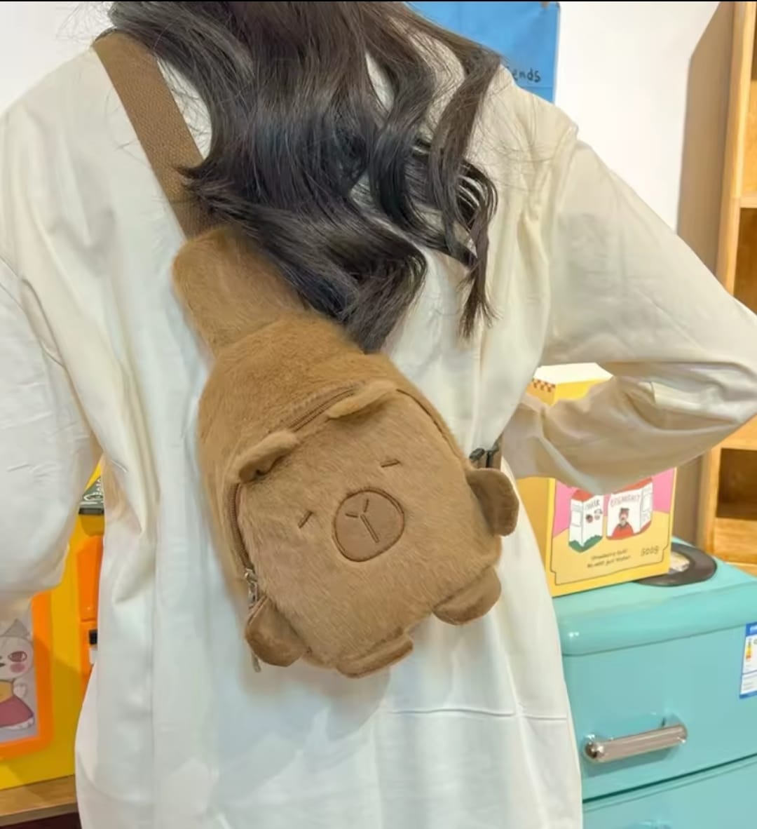 Bolsa Carteiro Capivara